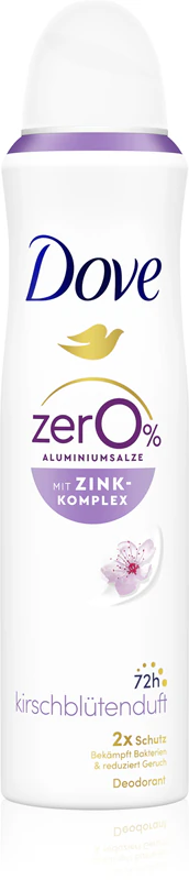 Dove 0% ALU Cherry Blossom Aluminiumvrije Deodorant Spray