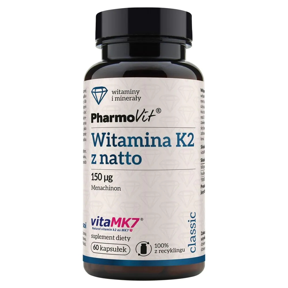 PharmoVit Classic Witamina K2 z natto 150 mcg Kapsułki