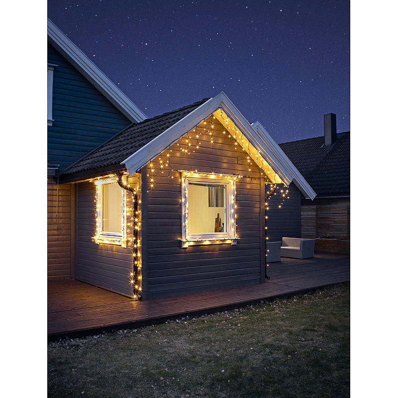 Energy Lighting-slinga 100 ljus. Utanpåliggande, systemljusproffs, Hafjell