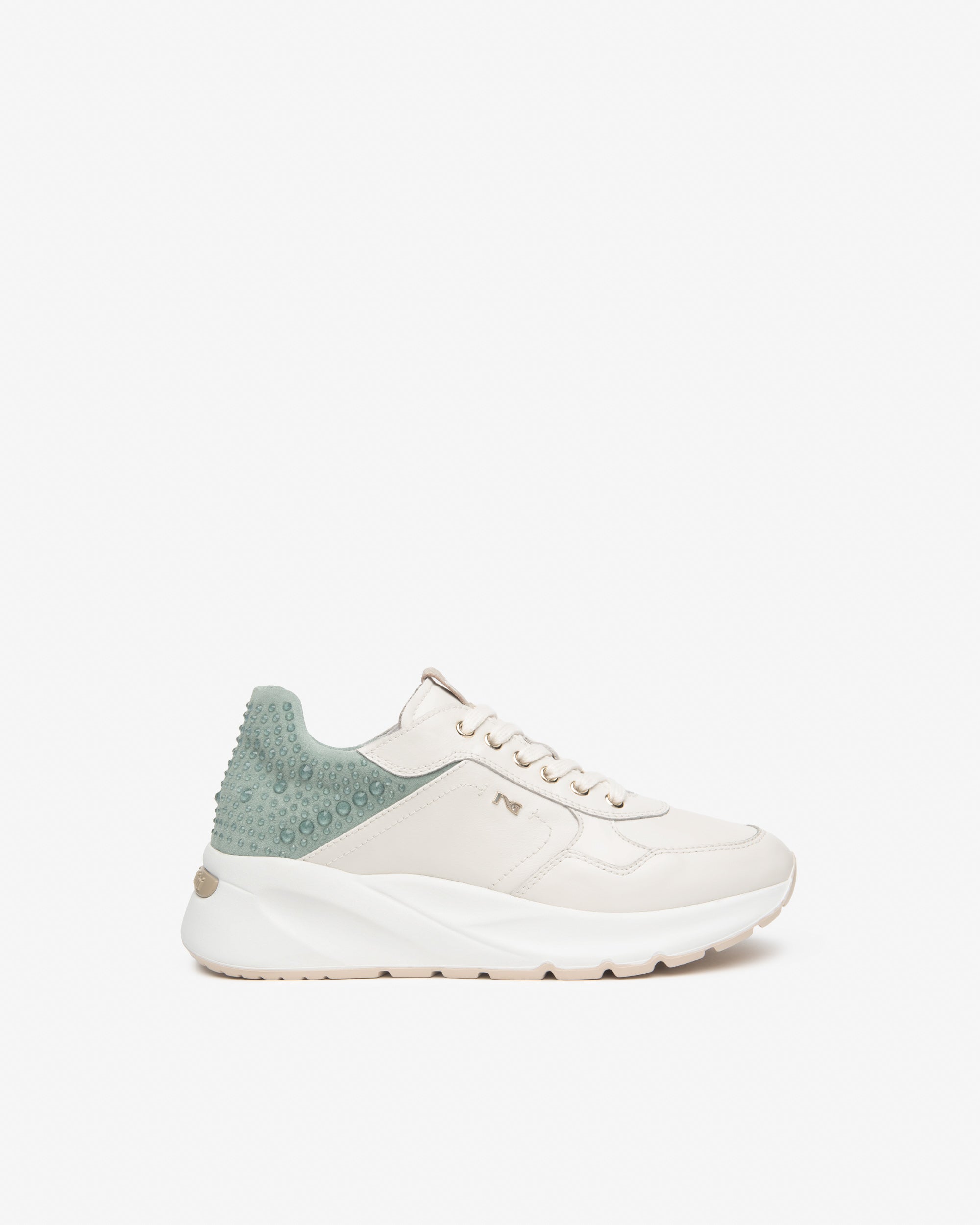 Baskets en cuir et daim pour femmes