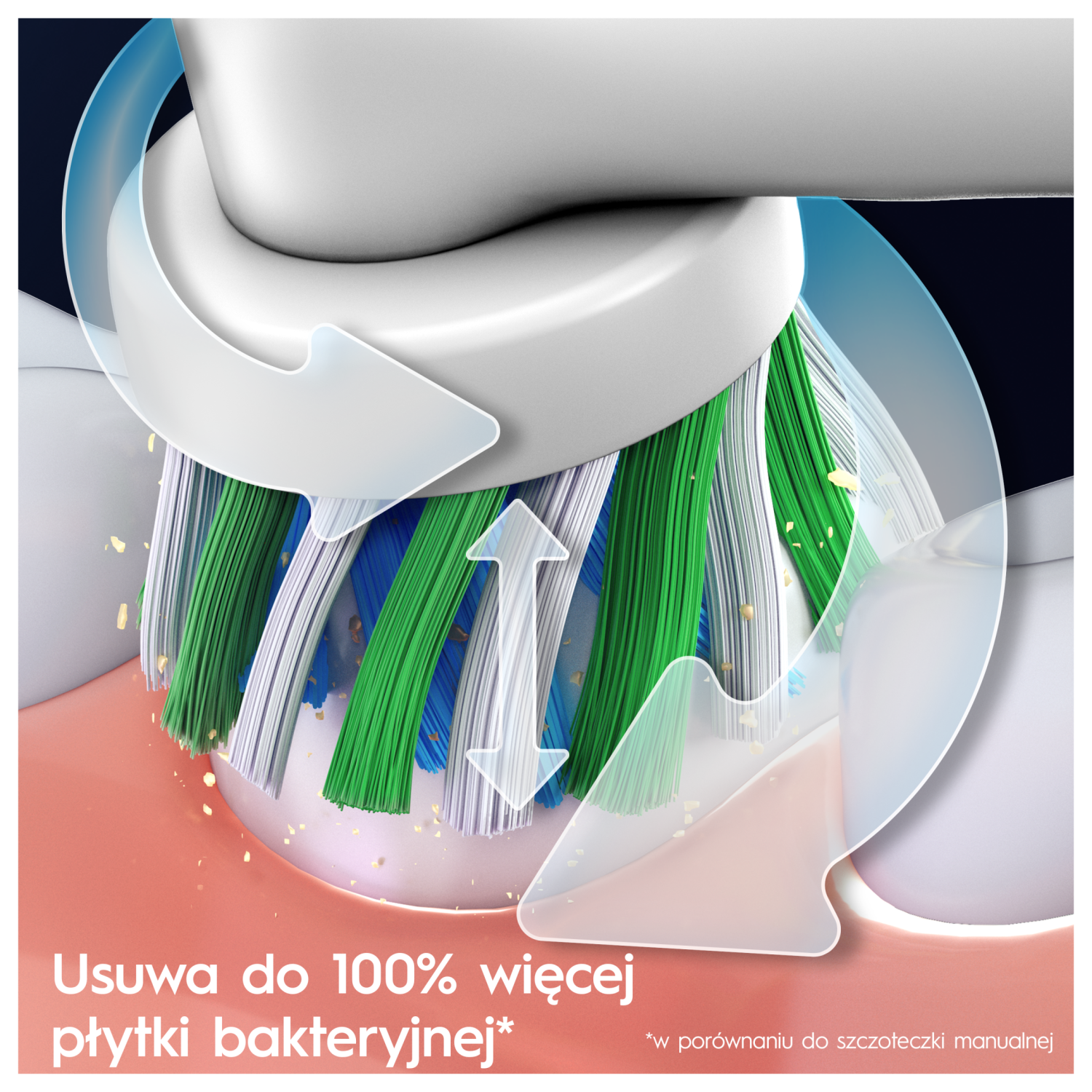 Periuță de dinți electrică Oral-B Pro 500 Cross Action 1 buc.