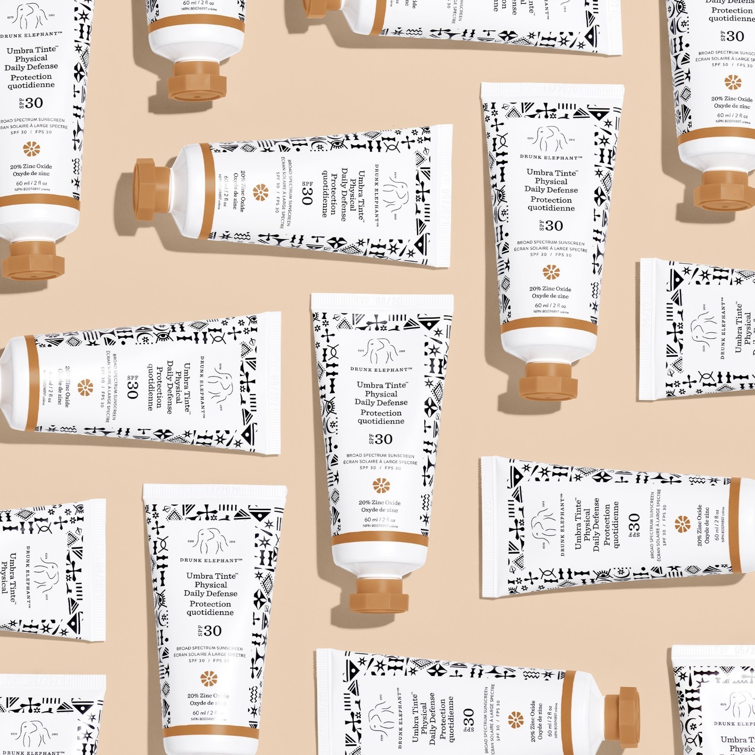 Drunk Elephant tonējošais dienas krēms Umbra Tinte™ Physical Daily Defense SPF 30 - 60 ml