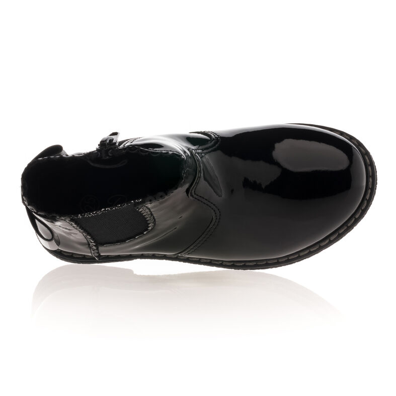 Schwarze Mädchenstiefel/Stiefeletten