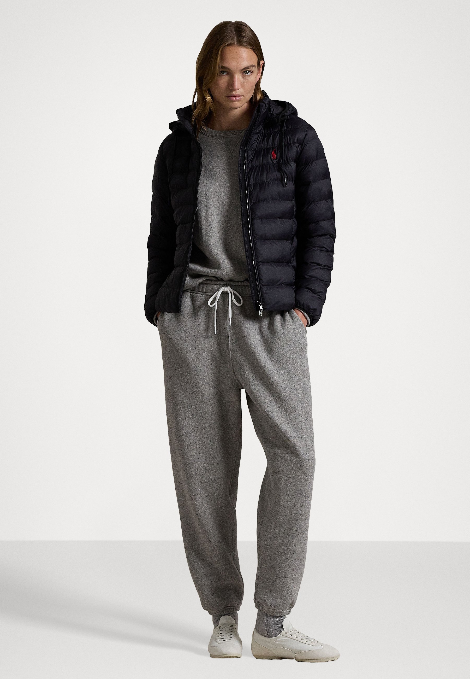 Giacca con cappuccio pieghevole e resistente all'acqua Polo Ralph Lauren - Giacca leggera - nera