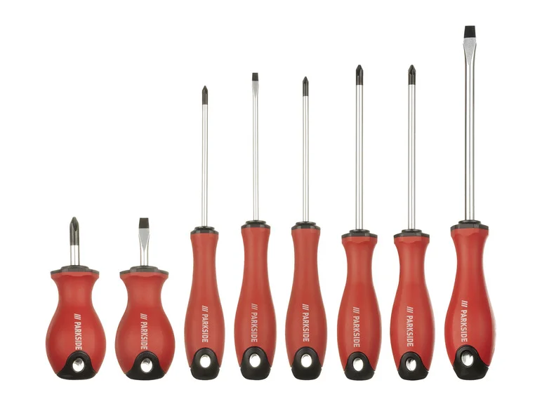 Chave de fenda Zestaw PARKSIDE®, 8 elementos