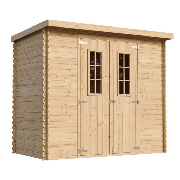 Wooden garden shed - Outdoor storage 239 x 142 x 200 cm / 2.63 m² - TIMBELA M310 C