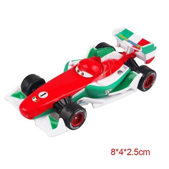 Francesco Pixar Cars 2 Lightning McQueen Mater Chick Hicks Piston Cup McQueen 1:55 Diecast Vehicle