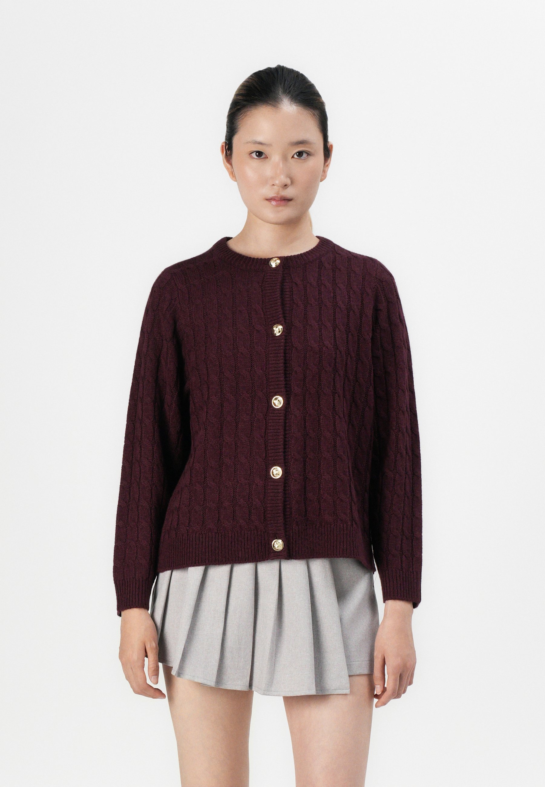 VILA VIPENNE CARDIGAN - Cardigan - winetasting