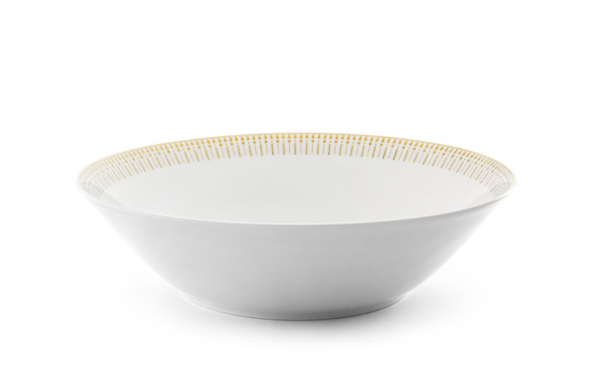 Salaterka okrągła 26 cm Yvonne Złoty Miraż G682