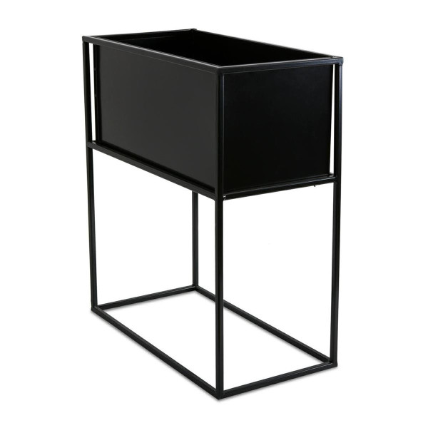 Kwietnik stojący skrzynia czarny 50 cm LOFT