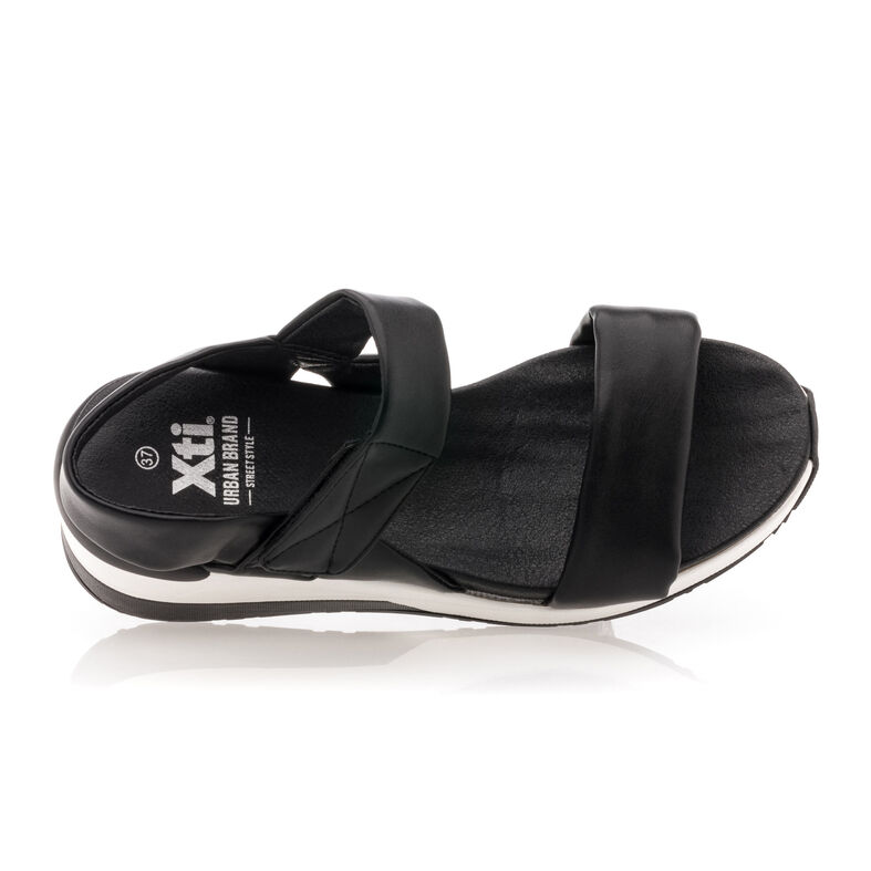Zwarte sandalen/open teenschoenen voor dames