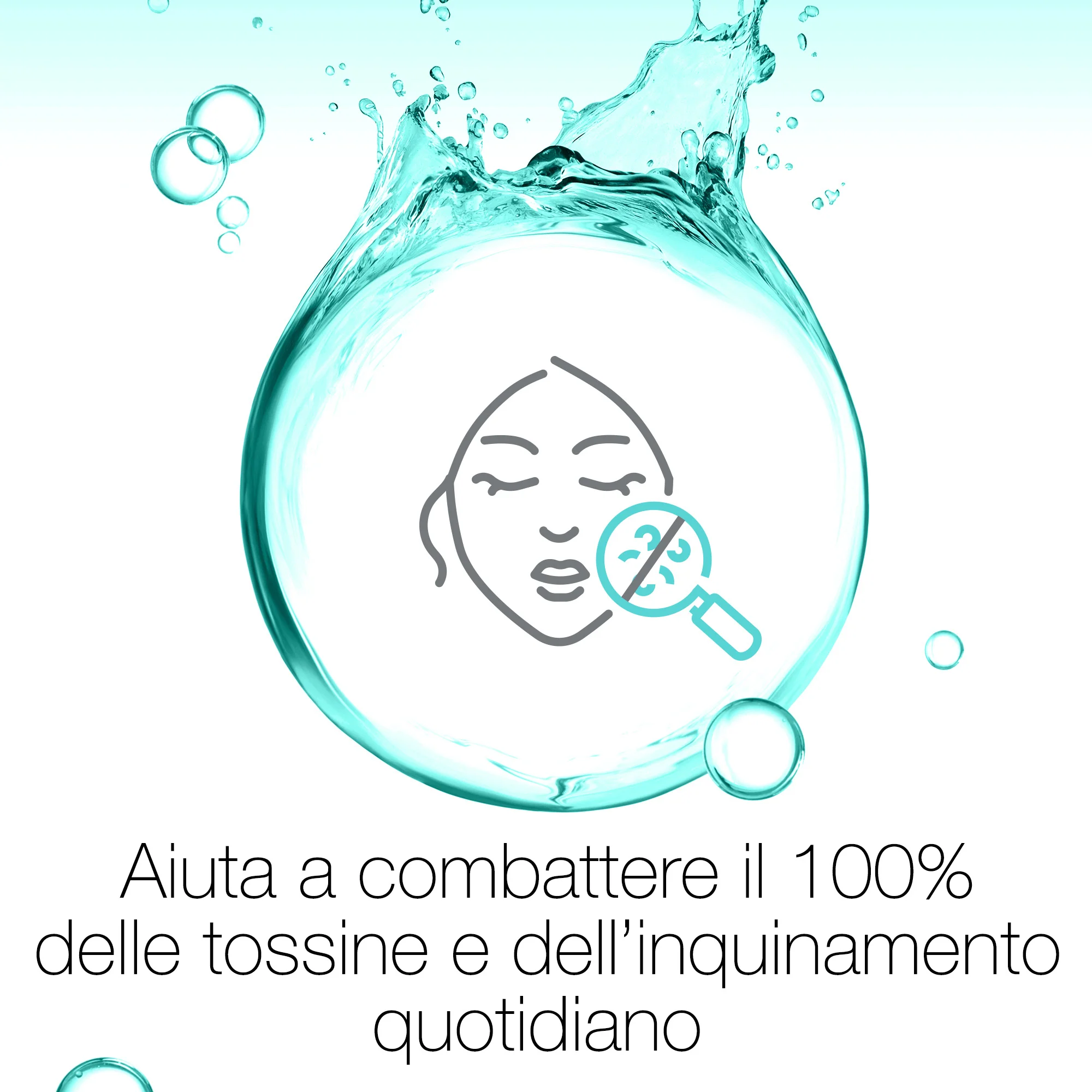 Viso Skin Detox Acqua Micellare Tripla Azione - Acqua detergente viso