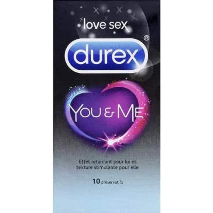 Durex You & Me condooms, 10 condooms, verpakking van 2