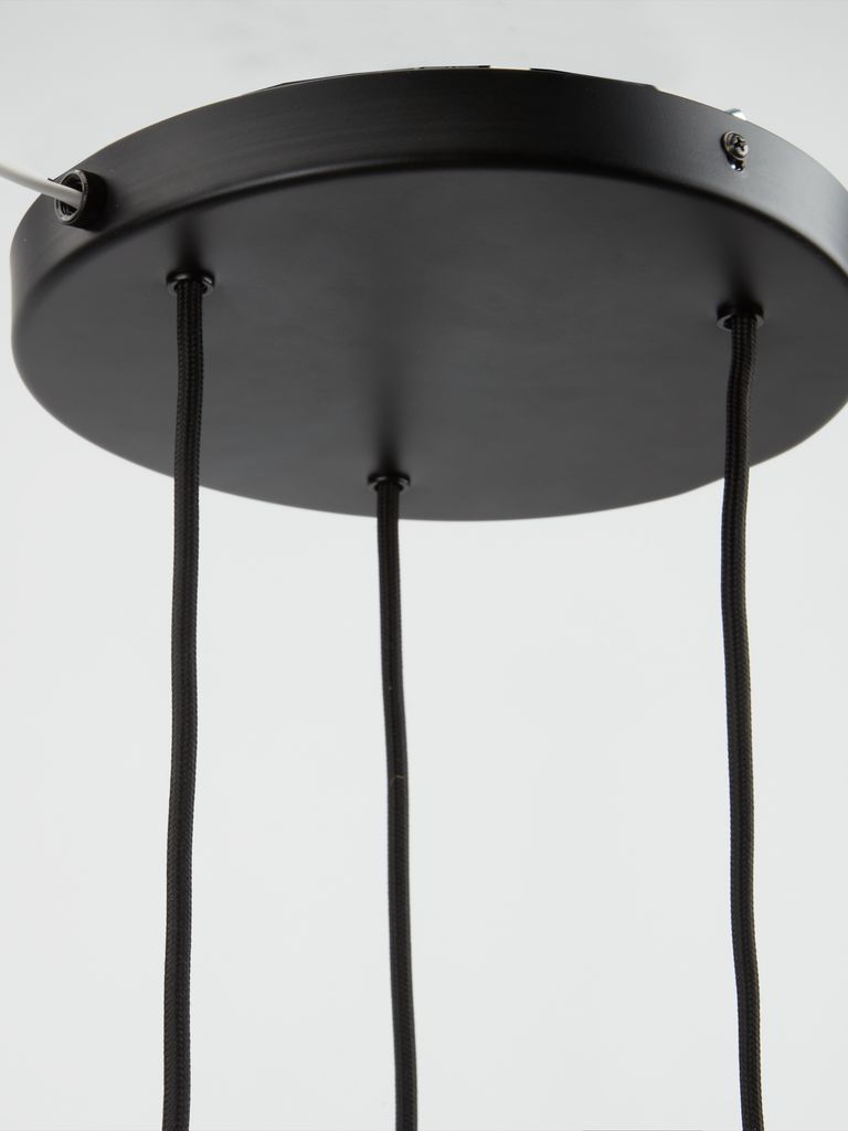 MAGNAR MAGNAR 3 vienā piekaramā lampa Ø22xH220cm melna