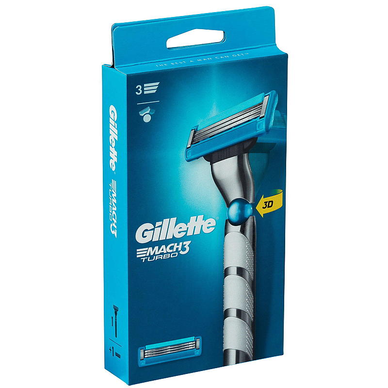 Gillette Rasierer Mach3 Turbo 2up