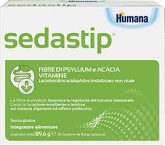 HUMANA Sedatip Nahrungsergänzungsmittel für die Darmgesundheit, 16 Beutel