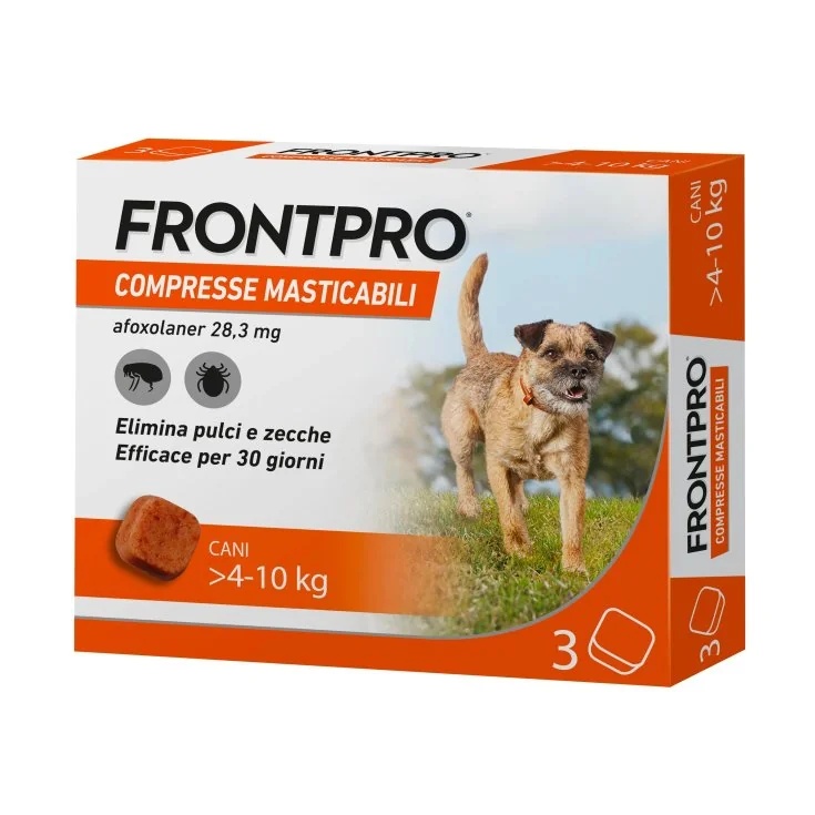 FRONTLINE Frontpro 3 kauwtabletten 28,3 mg Honden 4-10 kg