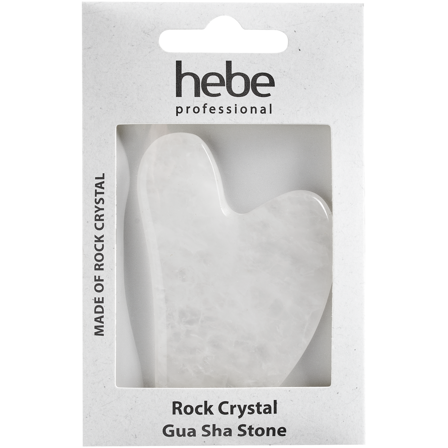 Hebe Profesjonell Bergkrystall Gua Sha Stein