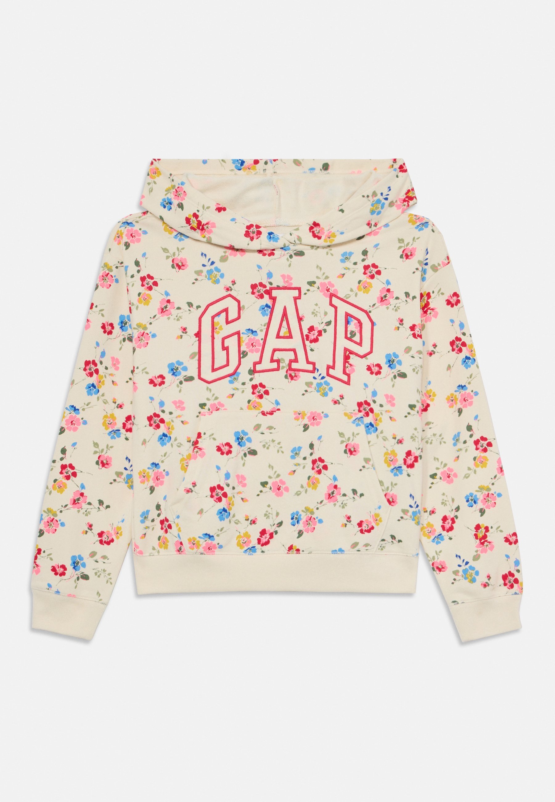 GAP KIDS RELAXED GAP LOGO PRINT ZIP HOODIE - Hoodie - weiß