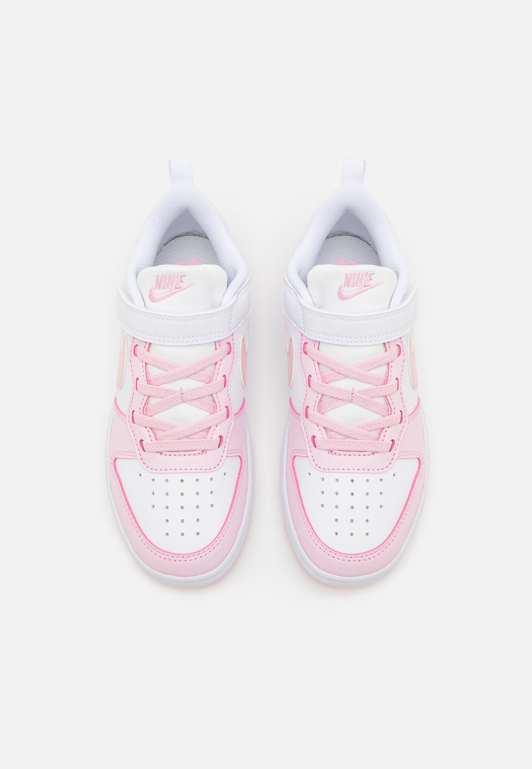 Nike Sportswear COURT BOROUGH - Sneaker - weiß/rosa