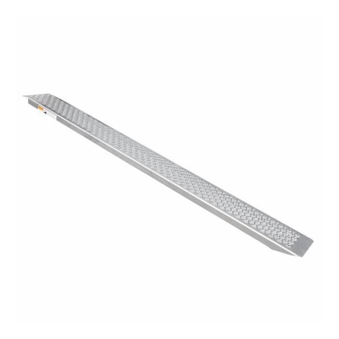 Rampa para motocicletas/quads/bicicletas eléctricas - P2R - Aluminio R1 - Longitud 2,00 m - Ancho 21,5 cm - Capacidad 400 kg