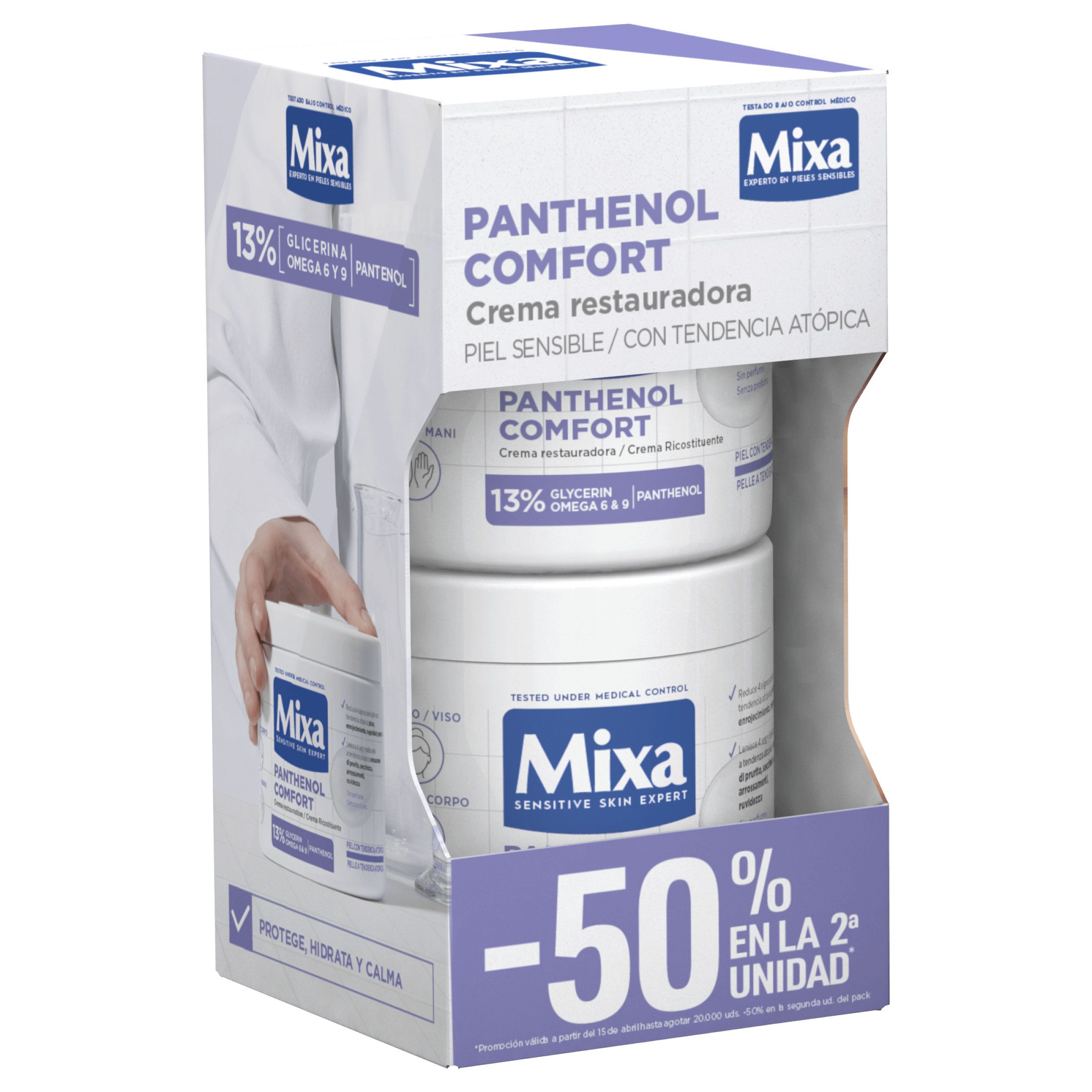 Panthenol Comfort obnavljajuća krema za atopičnu kožu Hidratantne kreme za tijelo