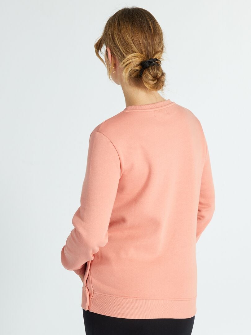 Bluza do karmienia piersią - POMARAŃCZOWA
