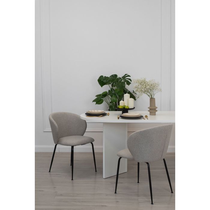 Eettafel - OVO - wit - 90x204 cm