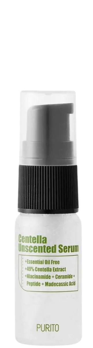 Purito Centella Unscented Bezzapachowe serum z Ekstraktem z Wąkroty Azjatyckiej Mini