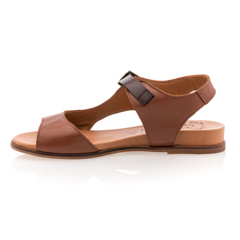 Brune sandaler / sko med åben tå til kvinder