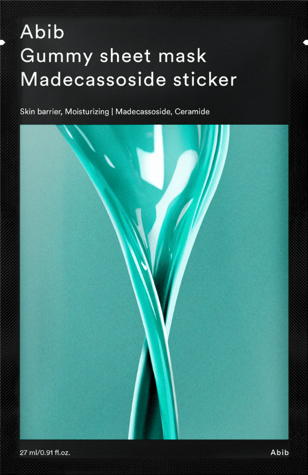Maschera in tessuto gommosa Abib Madecassoside Sticker