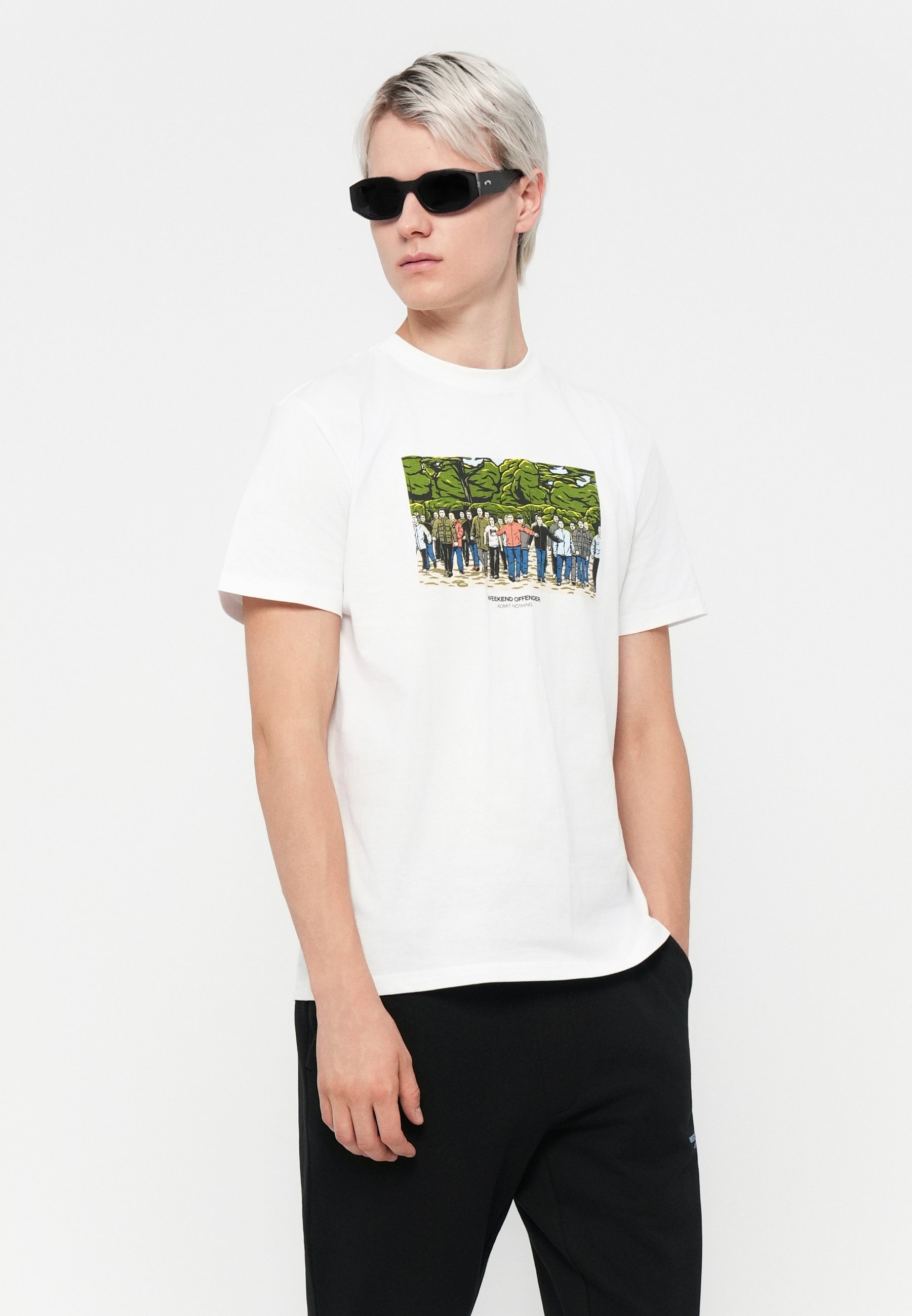 Magliette stampate Weekend Offender
