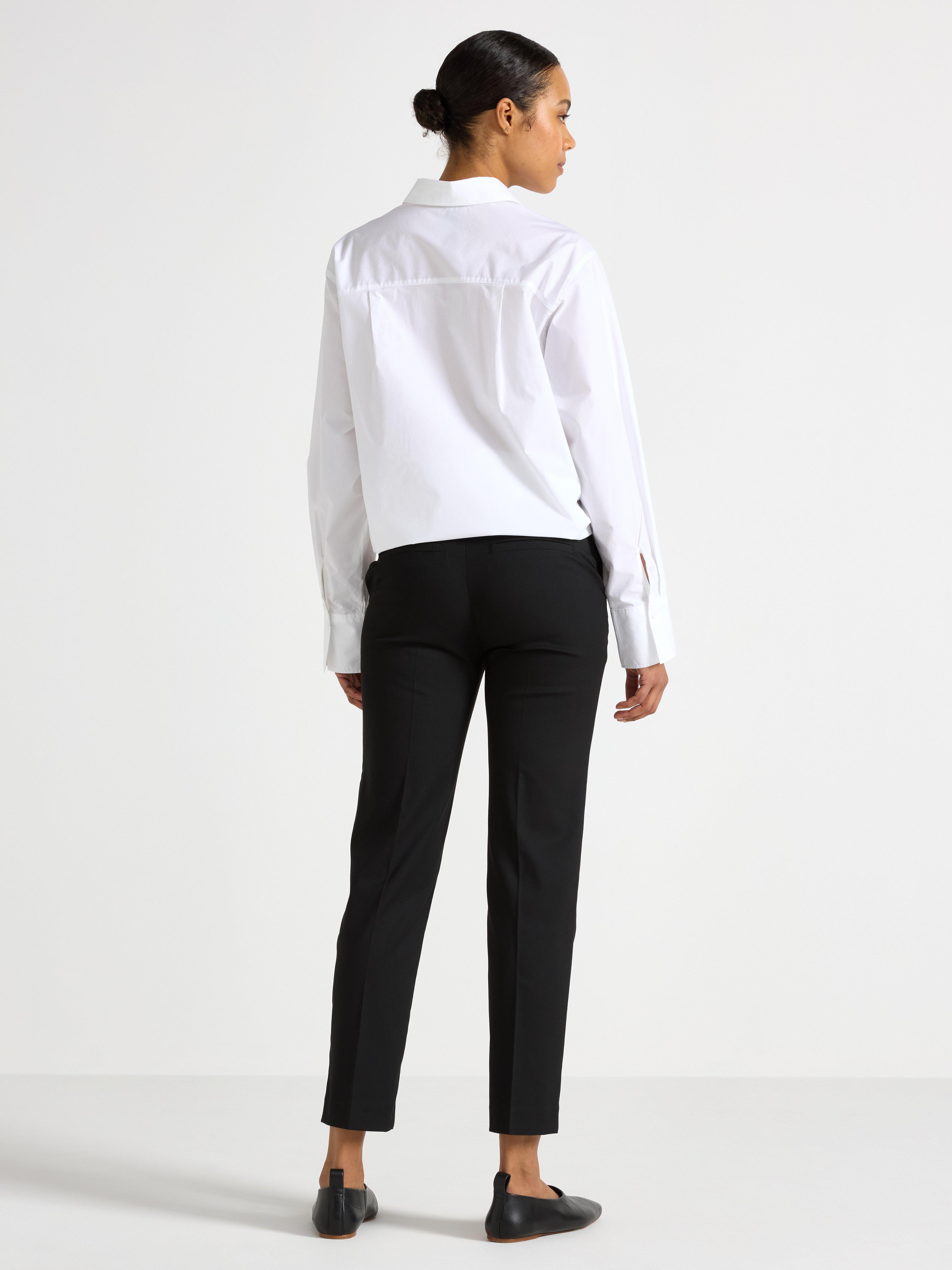 Pantalon court POLLY à jambes extra longues Noir