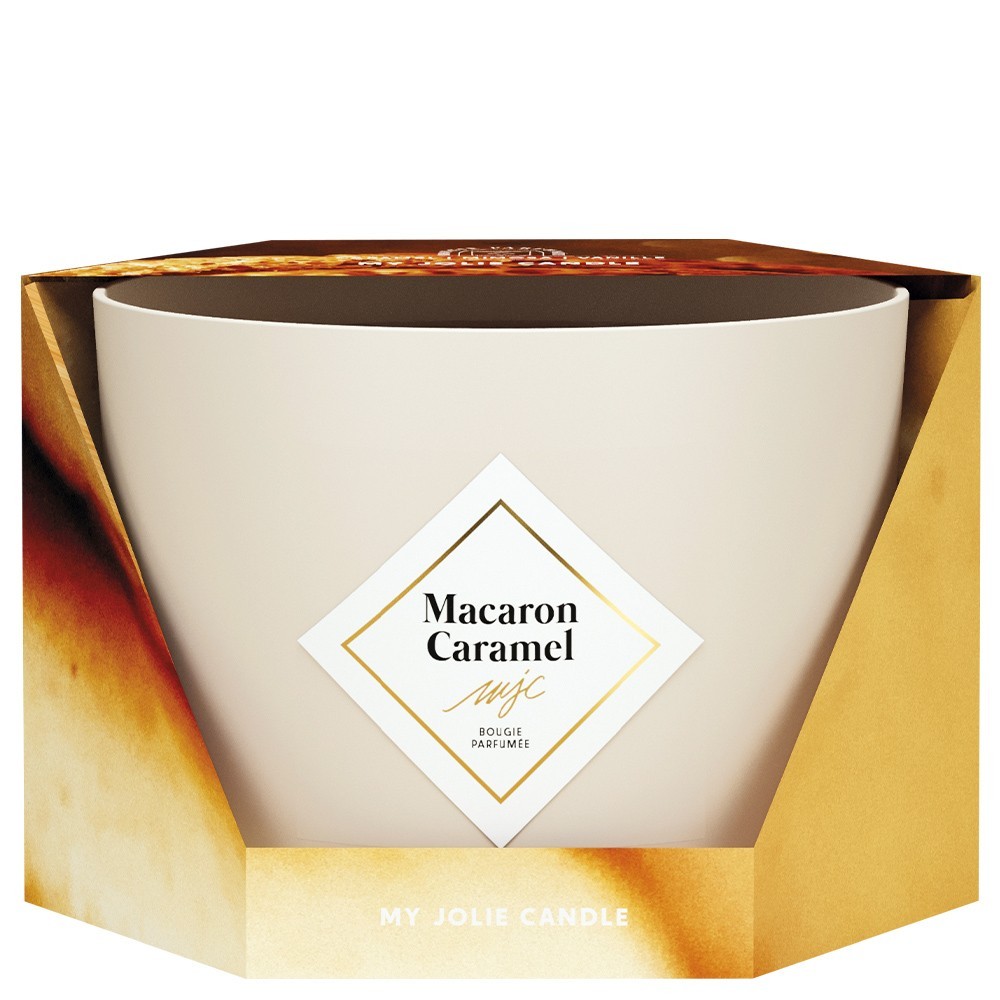 MY JOLIE CANDLE Bougie macaron caramel
