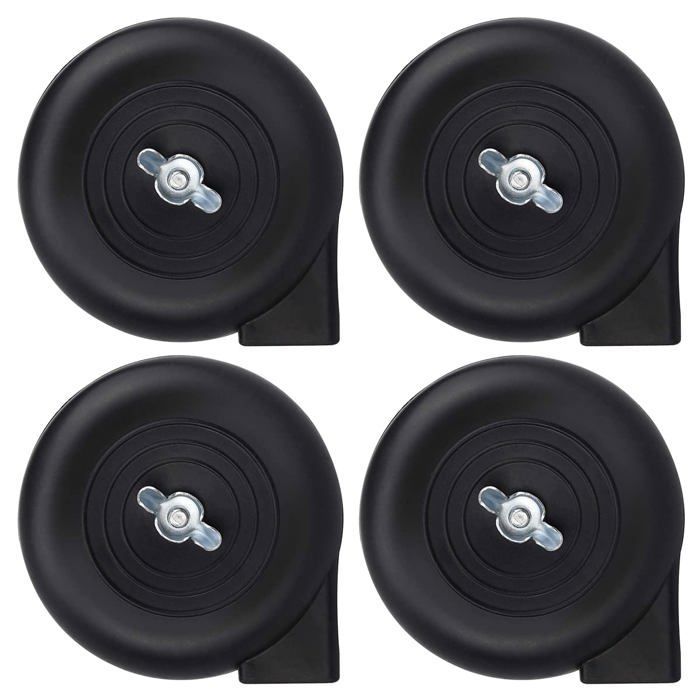 Set di 4 filtri aria silenziosi per compressori, 20 mm (filettatura) – antipolvere, in plastica