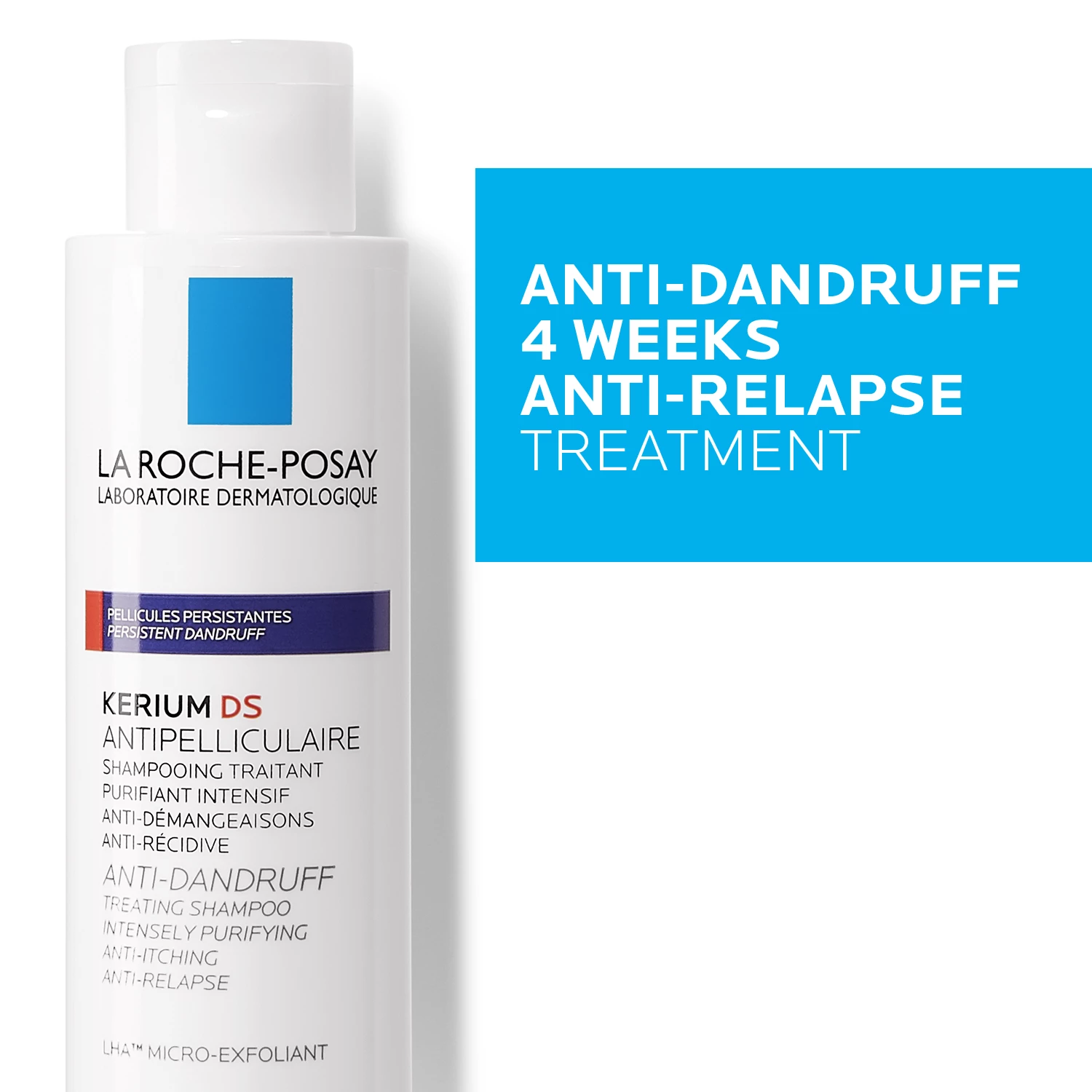 Kerium DS korpásodás elleni sampon 125 ml - La Roche-Posay