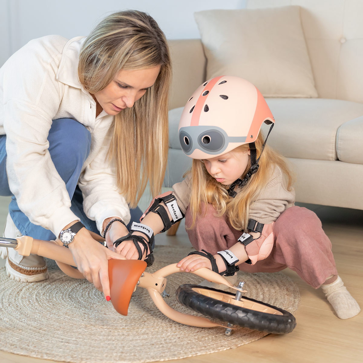  Capacete de proteção infantil para ciclismo Beeloom