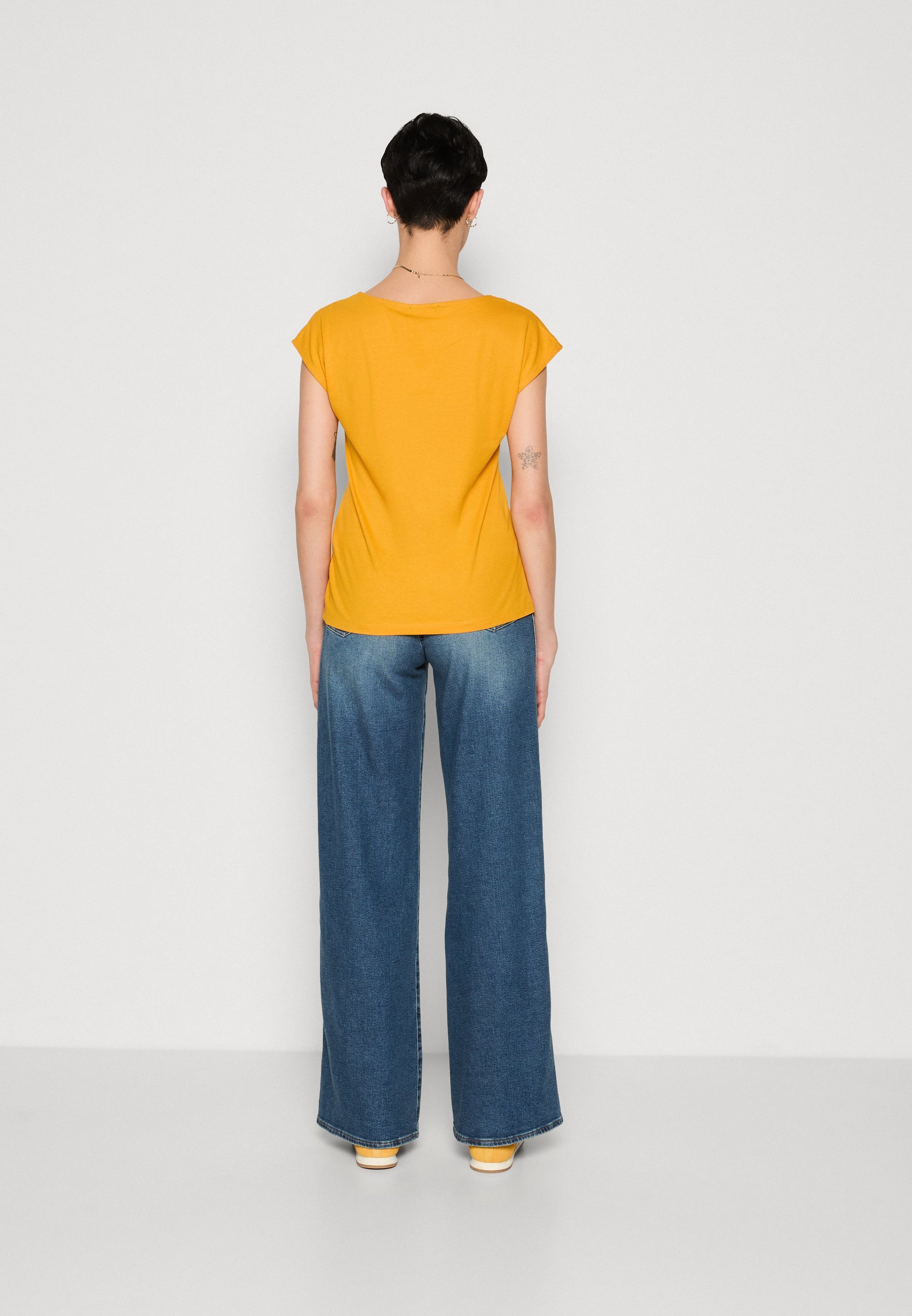 Anna Field Basic T-shirt - goudgeel