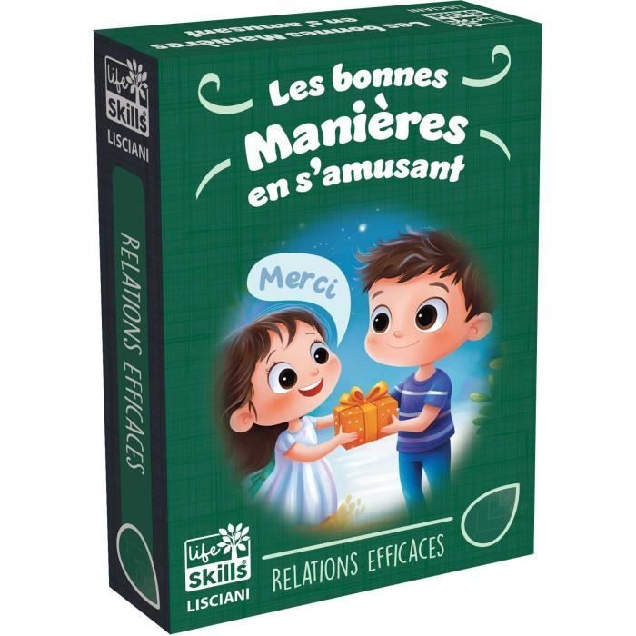 Juego de cartas de buenos modales - Juego educativo - Habilidades para la vida - Cartas ilustradas