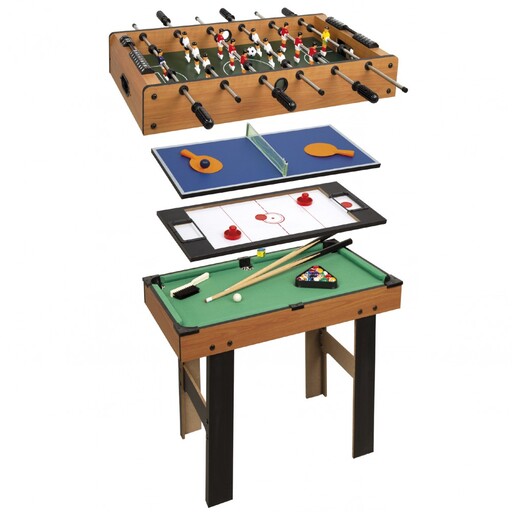4-in-1 multi-game tafel met poten van CB Games