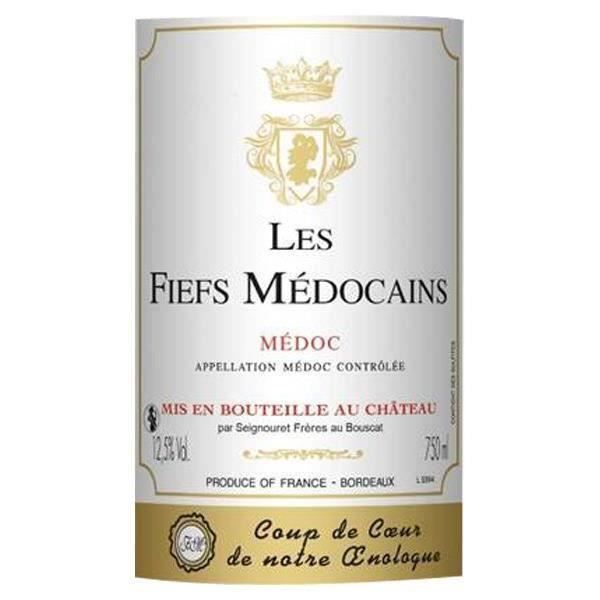 Les Fiefs Médocains Médoc - Vin rouge de Bordeaux 2022 x6