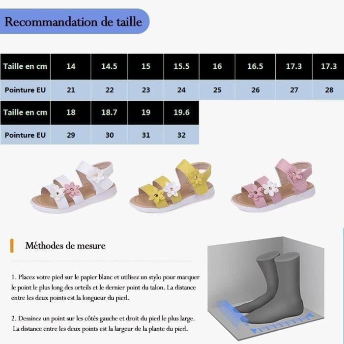 Sandales Fille,21-32 Mode Sandales Bout Ouvert Fille de Marche Été,Chaussure de Sport Outdoor Plage Sandales Fille-Rose