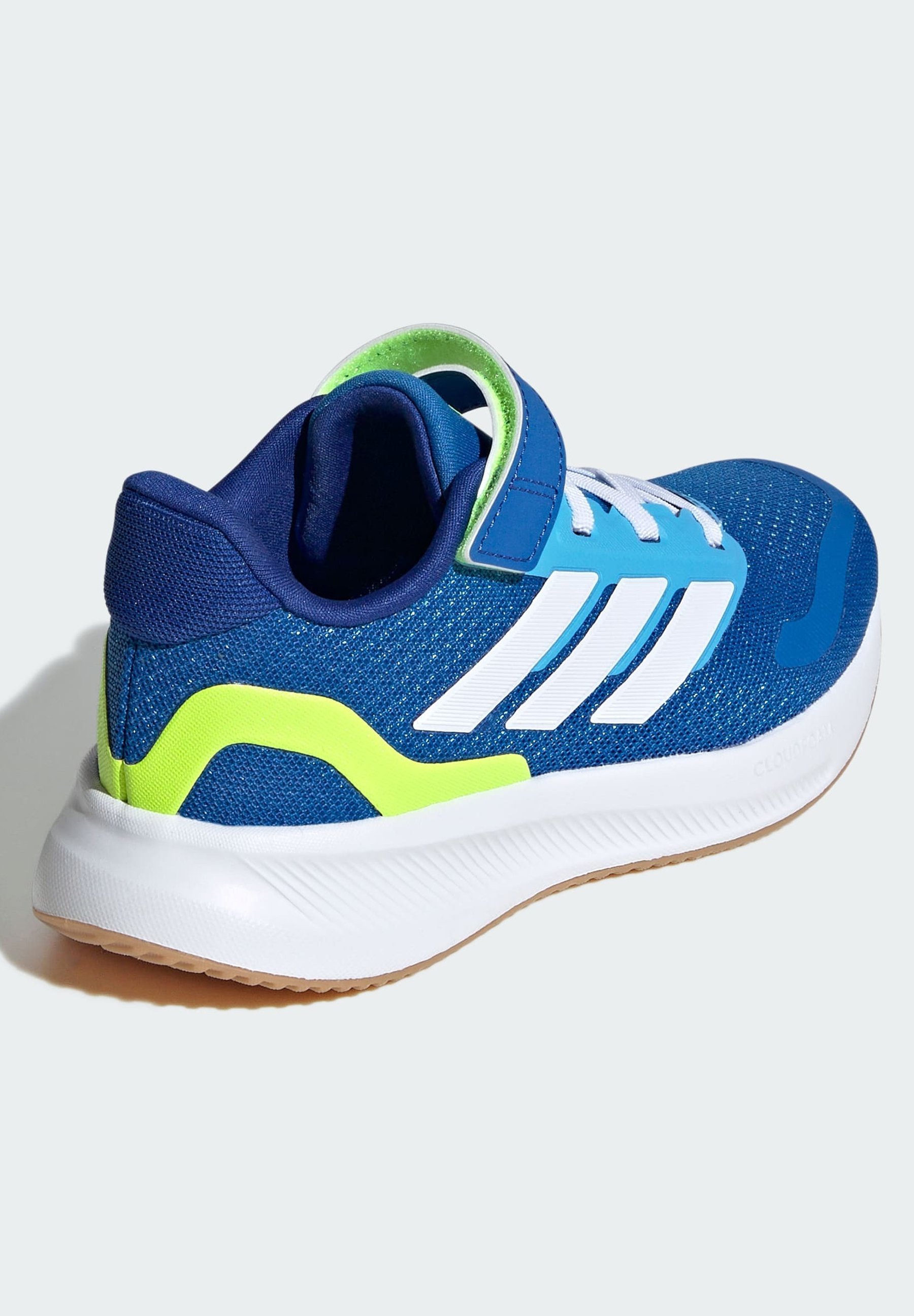 adidas Performance RUNFALCON 5 EL C - Hardloopschoenen voor op de weg - bright royal ftwr white lucid lemon