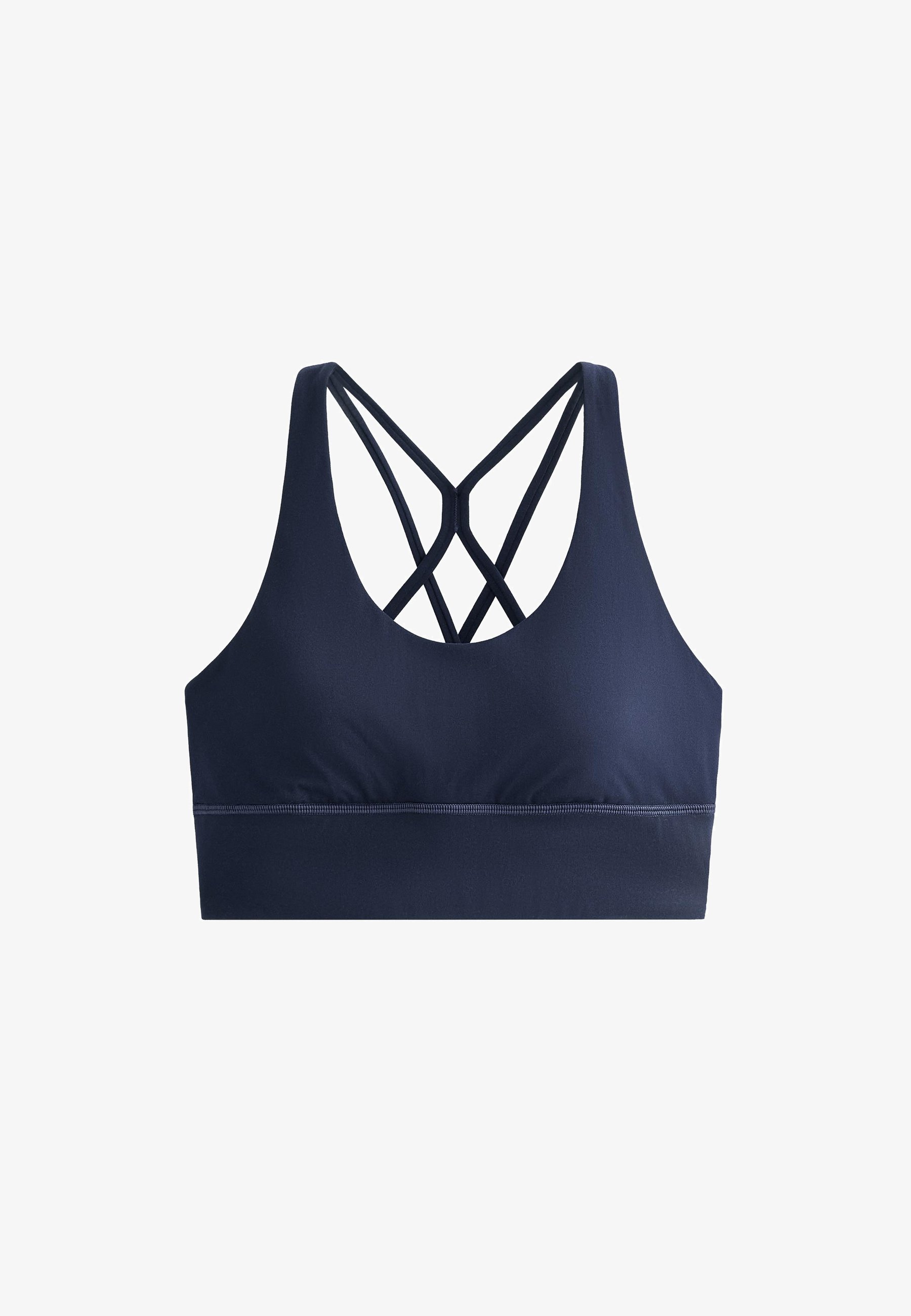 Reggiseno sportivo OYSHO STRAPPY BACK - 32977901 - Supporto leggero - blu metallizzato