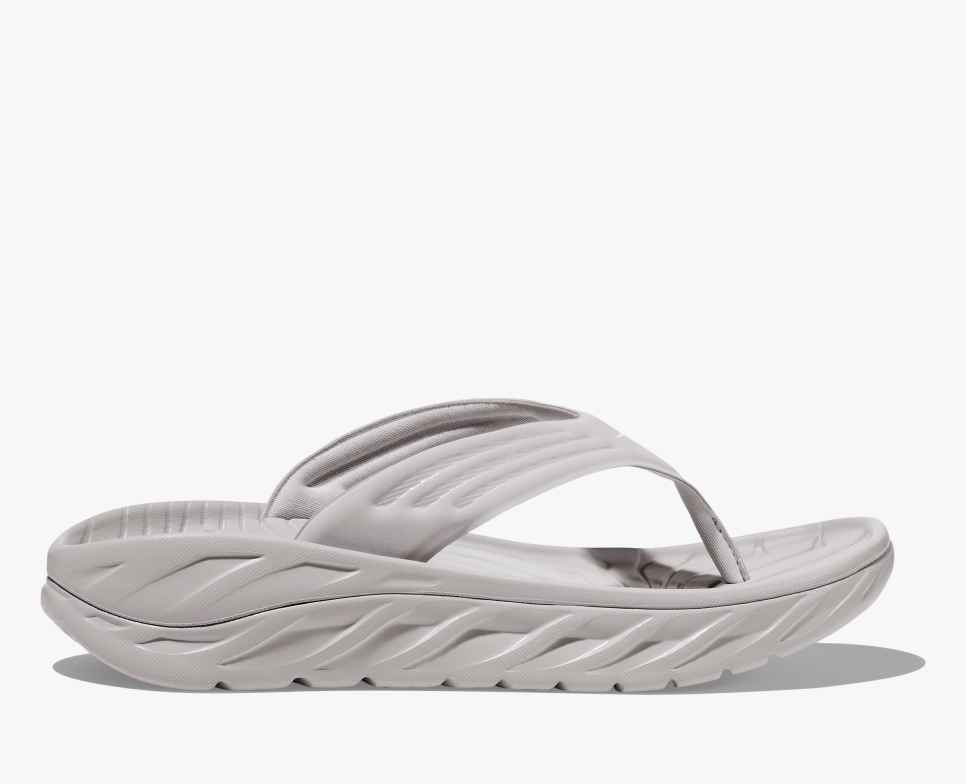 HOKA Ora Recovery Flip 2 Maansteen / Wit