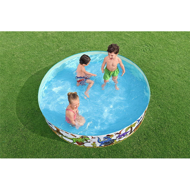 Piscina infantil Bestway con borde rígido, modelo Dino Bestway