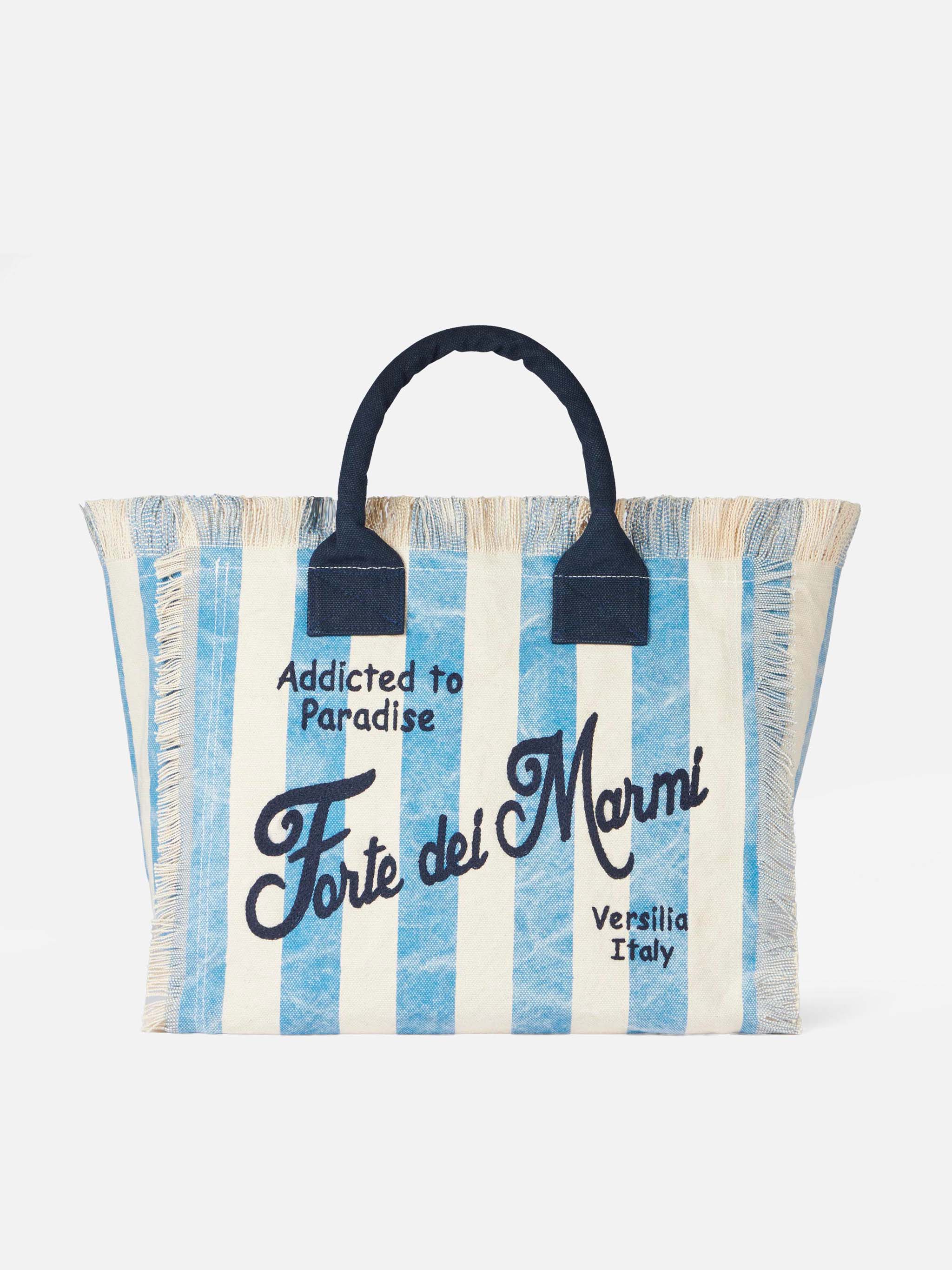 Kosmetiktasche aus Canvas mit Forte dei Marmi-Print