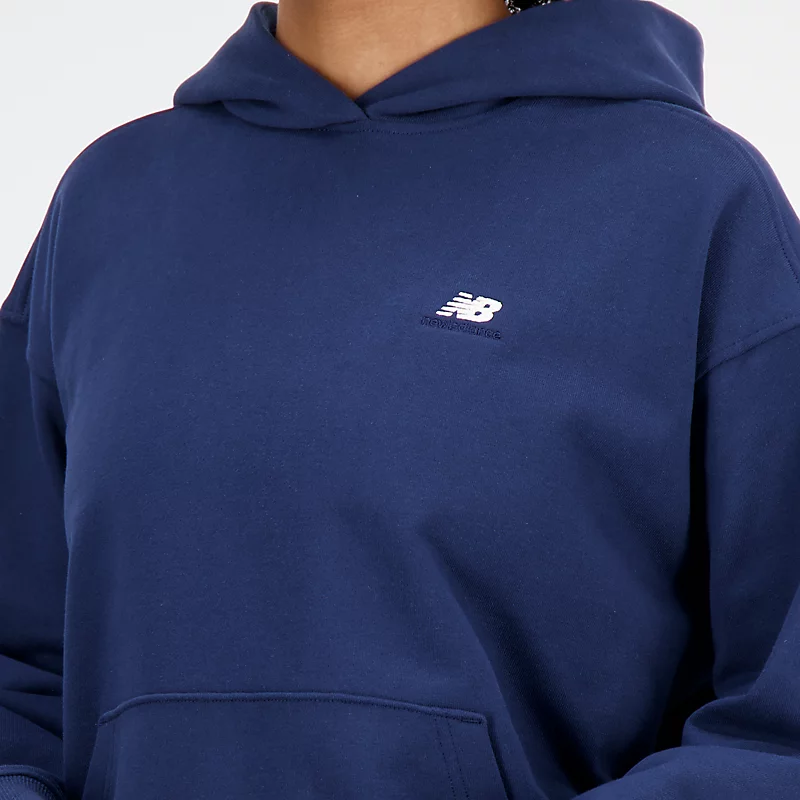 Damska bluza z kapturem Sport Essentials Premium Fleece – OBS NAVY