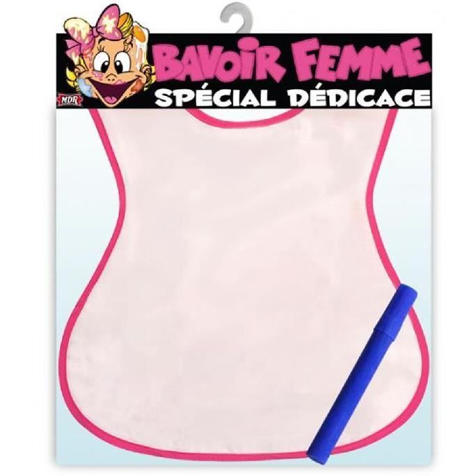 Women's bib for autographing - SURPRISE YOURSELF - Multicolored - Pink - Unisex
