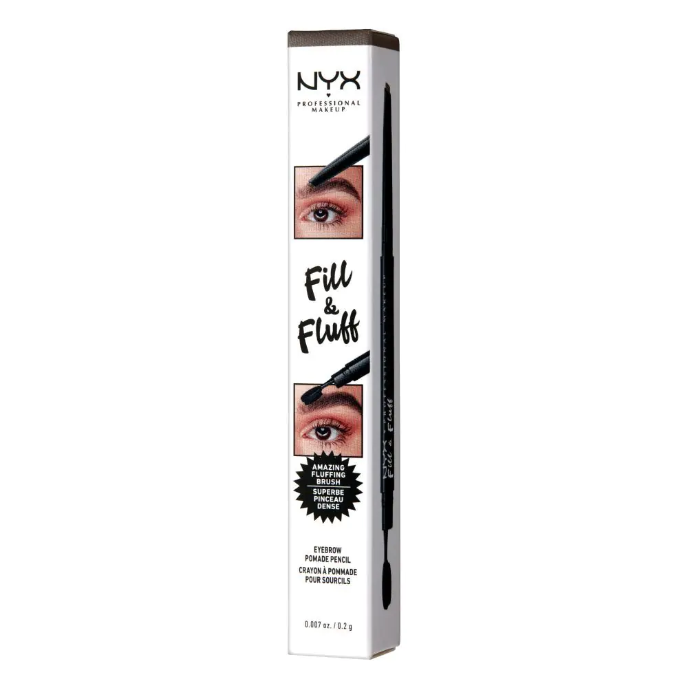 NYX Fill & Fluff Kredka do brwi Brunette